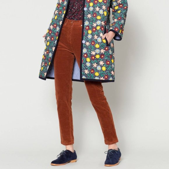Gorman Brown Corduroy Cord Skinny Jeans 